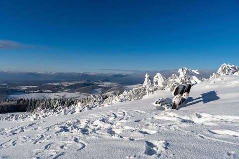 Winter landscape in the centre of Germany - the Wasserkuppe in the Rhön8