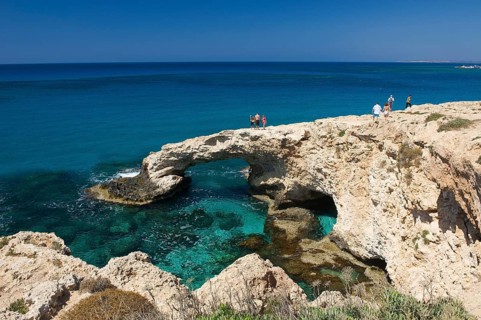 Rock arch Kipros near Agia Napa, South Cyprus, South Cyprus
