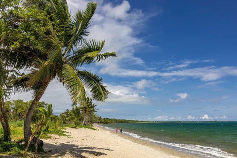 Palm Beach, Pacific Harbour Village, Rovodrau Bay, Viti Levu Island, Fiji, Oceania