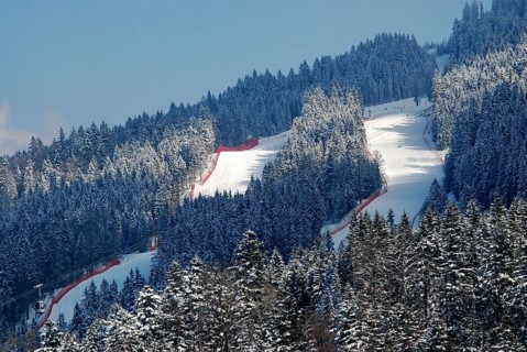 Kandaharpiste, Kreuzeck, Garmisch-Partenkirchen, Bavaria, downhill, ski run, ski slope, Germany,