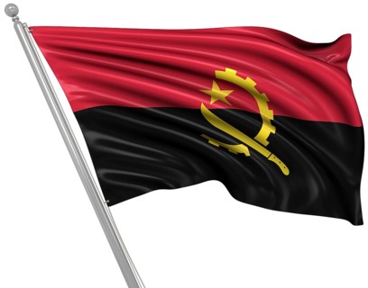 Flag of Angola, This is a computer generated and 3d rendered picture
