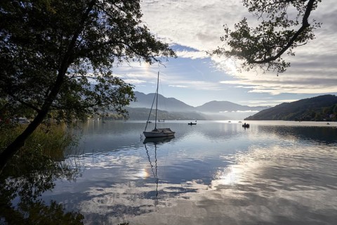 Millstätter See, Klingerpark, Seeboden, Carinthia, Austria, Europe