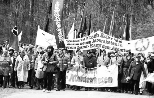 The traditional Easter March Ruhr 1982, Germany, Europe