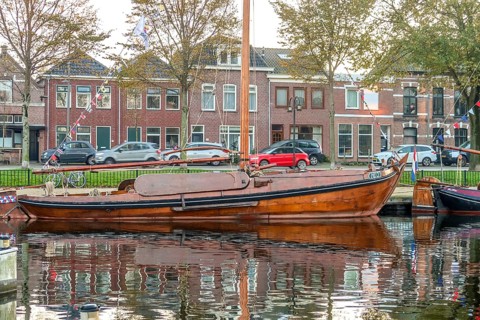 Den Helder, Netherlands. November 2022. Historic ships at the former shipyard in Den helder