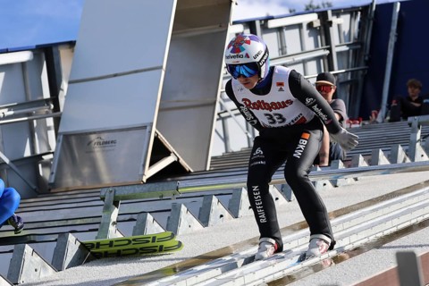 Simon Ammann (Switzerland /SUI) at the FIS Cup Summer Ski Jumping Hinterzarten 2024