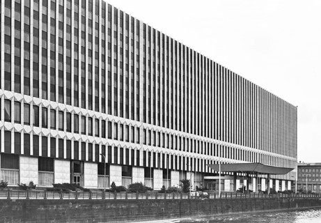 The former Ministry of Foreign Affairs of the GDR in May 1991, Mitte district, Berlin, Germany,