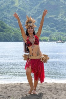South Seas beauty, dancer, Ori Tahiti, Tahitian dance, art form, tradition, costume, movement
