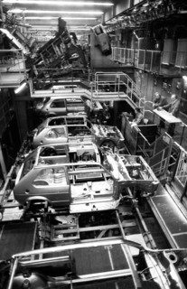 Production of the Golf at the VW plant on 10. 05. 1979 in Wolfsburg, Germany, Europe