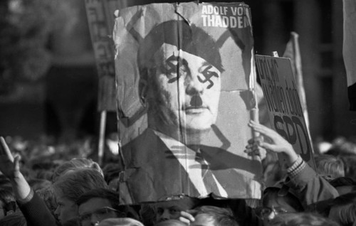 During the election campaign of the right-wing National Democratic Party of Germany (NPD), here in