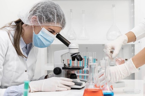 Professional researcher lab. Resolution and high quality beautiful photo