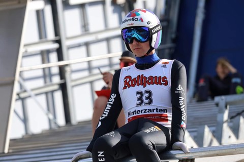 Simon Ammann (Switzerland /SUI) at the FIS Cup Summer Ski Jumping Hinterzarten 2024