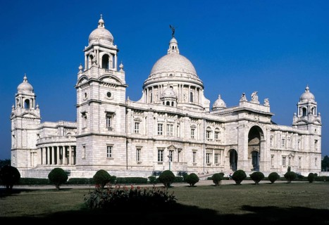 Victoria Memorial in Kolkata or Calcutta, West Bengal, India, Asia