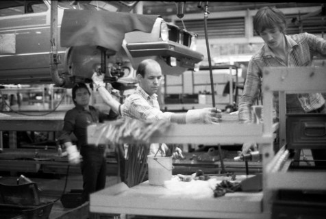 Production of the Golf at the VW plant on 10. 05. 1979 in Wolfsburg, Germany, Europe