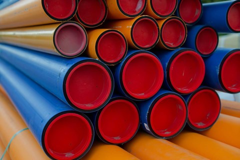 District heating pipe system, energy transition, energy supply, district heating, pipes, Schwäbisch