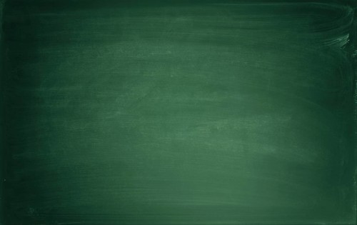 Blank green blackboard vintage color toned, space for text or images