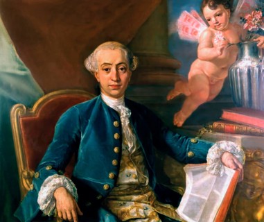 Giacomo Girolamo Casanova, 1725 – 1798, Italian adventurer and author, digitally edited according