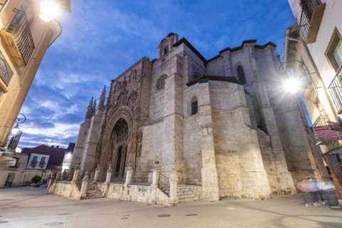 Church of Santa María la Real, 15th century, Aranda de Duero, Burgos province, Spain, Europe