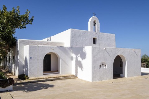 Mare de Déu del Pilar Church, La Mola, Formentera, Pitiusas Islands, Balearic Community, Spain,