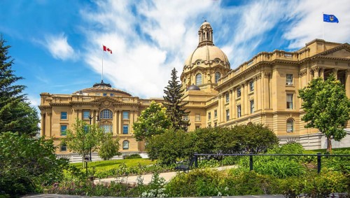Alberta Legislature Building Edmonton Alberta Canada