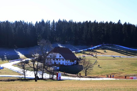 Winter sports, like here in Schonach in the Black Forest in 2024, the race at the FIS Nordic