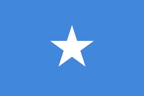 Flag of Somalia, Vector illustration