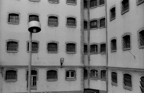 GDR, Potsdam, 13.05.1990, Linden Hotel, House for all, viewing site, former Stasi prison Potsdam,