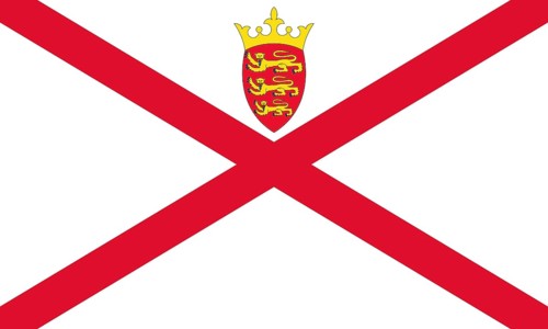 Flag of Jersey, Vector illustration