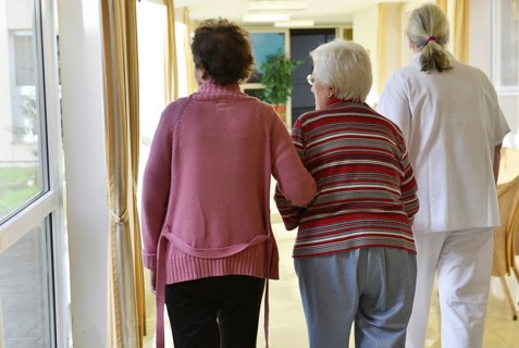 Exemplary care in old people's homes, like here in the senior citizens' centre of the