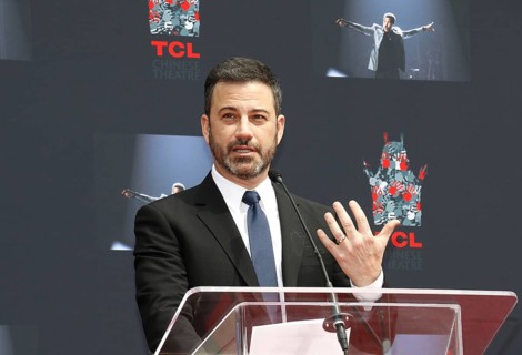 Jimmy Kimmel at Lionel Richie Hand And Footprint Ceremony held at the TCL Chinese Theatre in