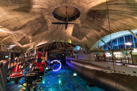 Seaplane Harbour (Lennusadam), a maritime museum in Tallinn, Estonia, Europe