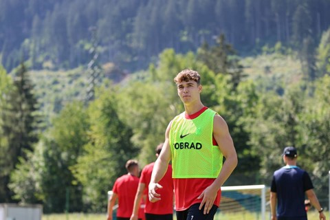 Sparkling with ambition: Noah Weißhaupt (SC Freiburg) at the SC Freiburg Schruns 2024 training camp