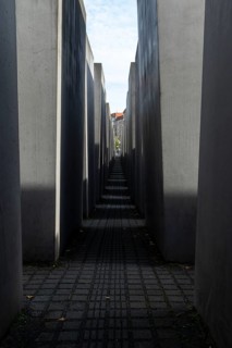 Landmark, Holocaust Memorial, Memorial to the Murdered Jews of Europe, Berlin, Germany, Europe