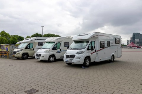 RV park Heiligengeistfeld on the parking list in Glacischaussee, Hamburg, Land Hamburg, North