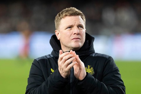MELBOURNE, AUSTRALIA, MAY 24: Eddie Howe manager of Newcastle United vs A-League All Stars Men