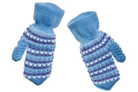Cold winter season wool clothing human hand mitten