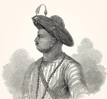 Tipu Sultan, Tiger of Mysore, 1750 – 1799, ruler of the Kingdom of Mysore