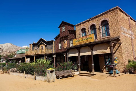 Mini Hollywood Film set, Desert of Tabernas, Almeria Province, Andalusia, Spain, Europe