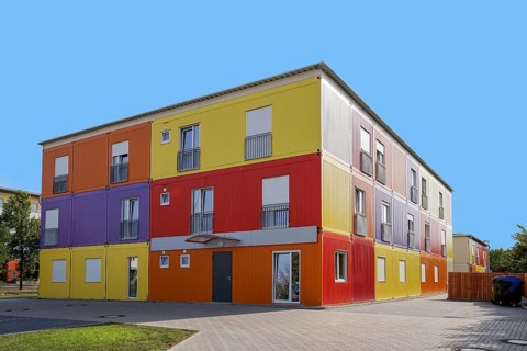 Refugee home or refugee accommodation or asylum seekers' home in Hanover