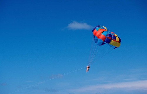 Parasailing, Punta Cana, Caribbean, Dominican Republic, Central America