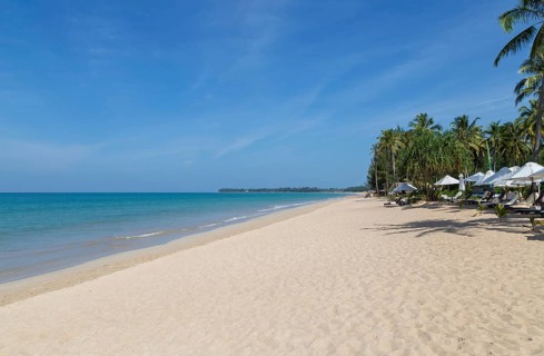Khao Lak Sandstrand Thailand Panorama