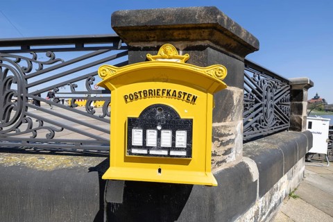 Historic letterbox in Dresden