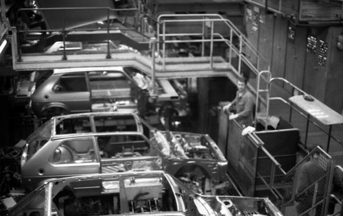 Production of the Golf at the VW plant on 10. 05. 1979 in Wolfsburg, Germany, Europe
