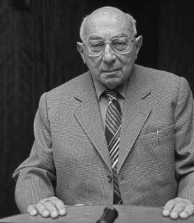 Germany, Berlin, 23. 03. 1991, Prof. Hans Mayer, literary scholar, critic, writer, musicologist,