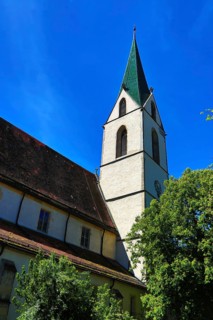 The collegiate church of St. Moriz is a sight in the historic town centre of Rottenburg am Neckar.