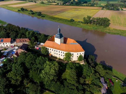 Hirschstein Castle is a castle in the municipality of Hirschstein in the district of Meißen, which