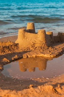 Sandcastle - concept of making save building