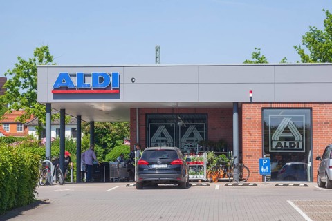 Aldi-Nord supermarket, Bad Zwischenahn, Lower Saxony, Germany, Europe