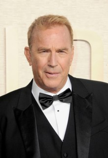 Kevin Costner at the 81st Annual Golden Globe Awards held at the Beverly Hilton Hotel in Beverly