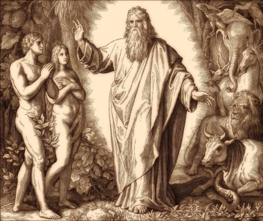 Creation of Humanity, by Julius Schnorr von Carolsfeld, 1860