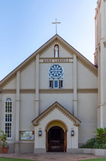 Maria Lanakila Catholilc Church at Lahaina, Maui, Hawaii, United States, North America